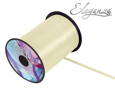 Cream No.62 Curling Ribbon - (5mm x 457.2m)