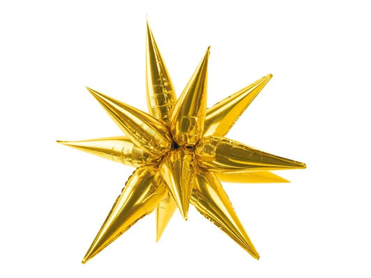 Gold Star 3D Balloon Air-fill Only - 70cm Foil