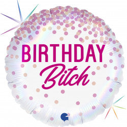 BIRTHDAY BITCH Balloon - 18" Foil Packaged