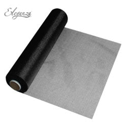 Black Soft Sheer Organza