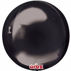 Black Orbz Balloons - (15"/16") (1ct)