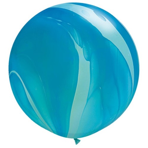 Blue Rainbow Supergate Balloons - 30" (2ct)