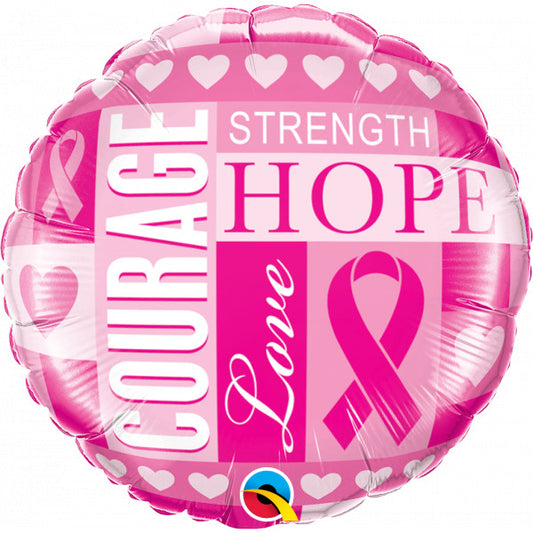 BREAST CANCER INSPIRATIONS Balloon - 18" Foil