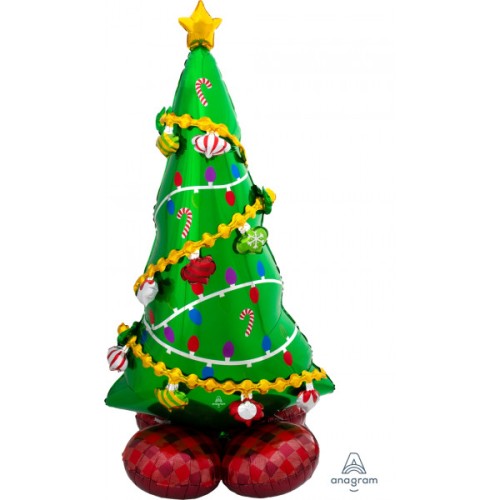 Christmas Tree Airloonz Balloon - Foil 31" x 59"/79 cm x 150 cm
