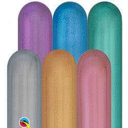 Chrome Assortment Modelling Balloons - 260Q Latex (100ct)