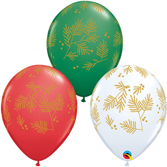 Contemporary Evergreen Balloons - 11" Latex (25ct)