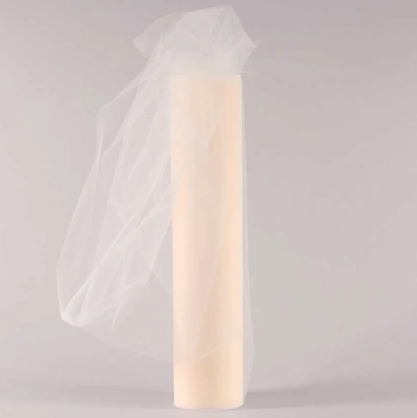 Cream Tulle - (30cm x 23m)