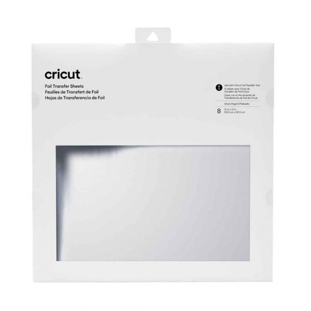 Cricut Silver Foil Transfer Sheets - (8ct) (30 x 30cm)