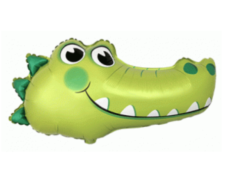 Mini Crocodile Head Balloon - 14" Foil