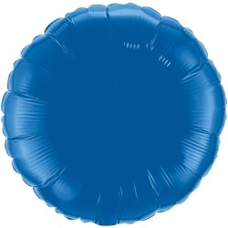Dark Blue Round Balloon - 18" Foil