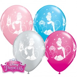 Assorted Disney Princess Cinderella Balloons - 11" Latex (25ct)