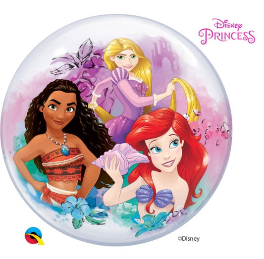 DISNEY PRINCESS CHARACTERS Bubble Balloon - 22" Bubble