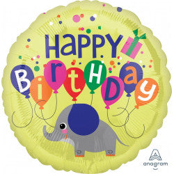Elephant Birthday Balloon - 18" Foil