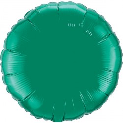 Emerald Green Round Balloon - 18" Foil