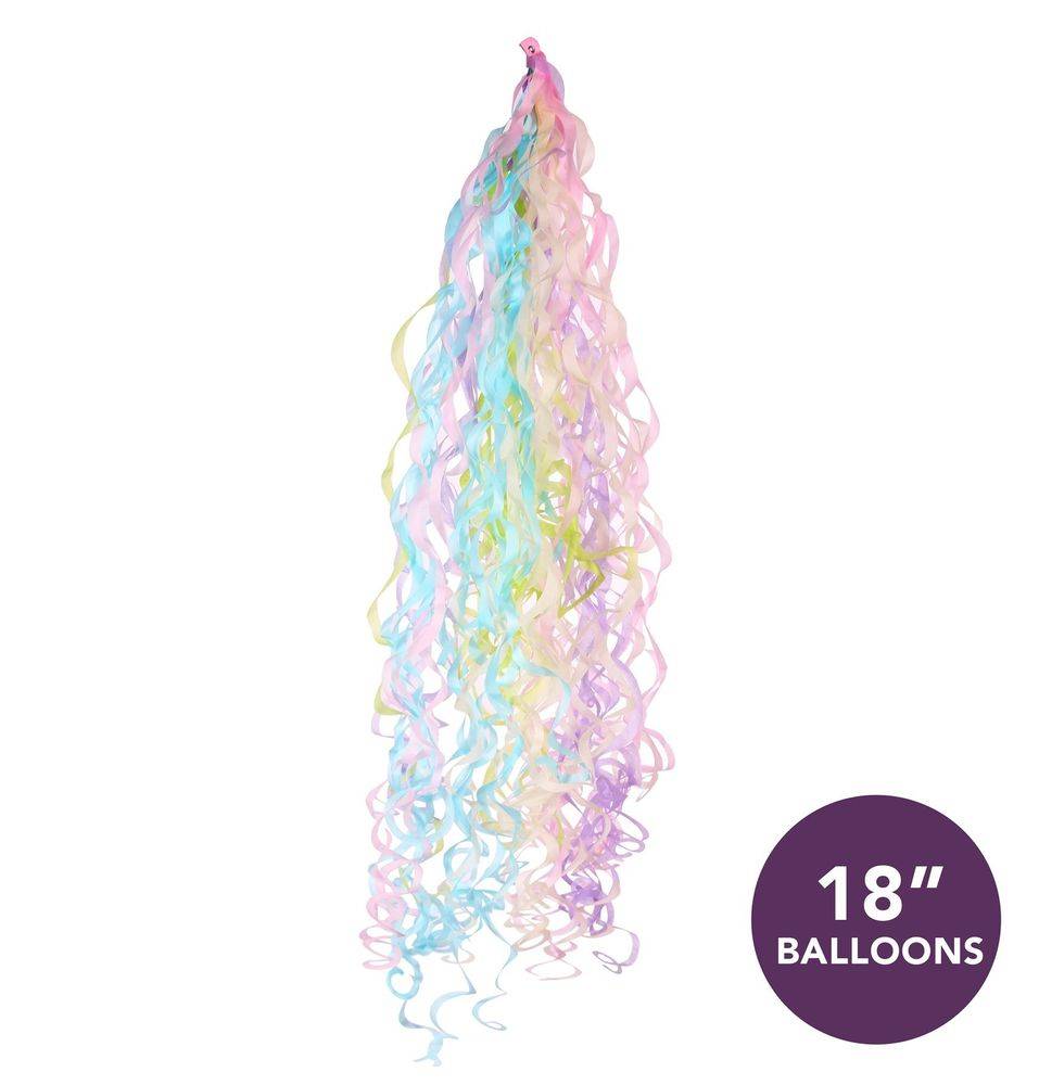 Pastel Colour Balloon Tassel - for 18" foils