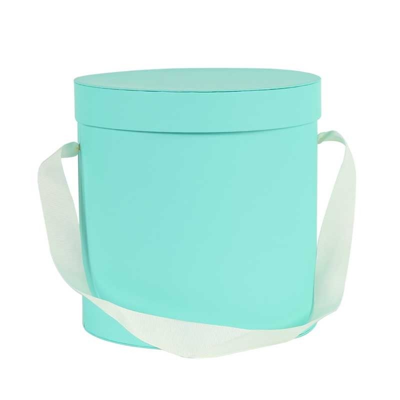 Round Tiffany Blue Hat Box -1ct