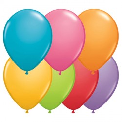 Rainbow Assortment Balloons - 11" Latex (100ct)