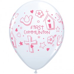 First Communion Symbols Balloons - 11" Latex (25ct)