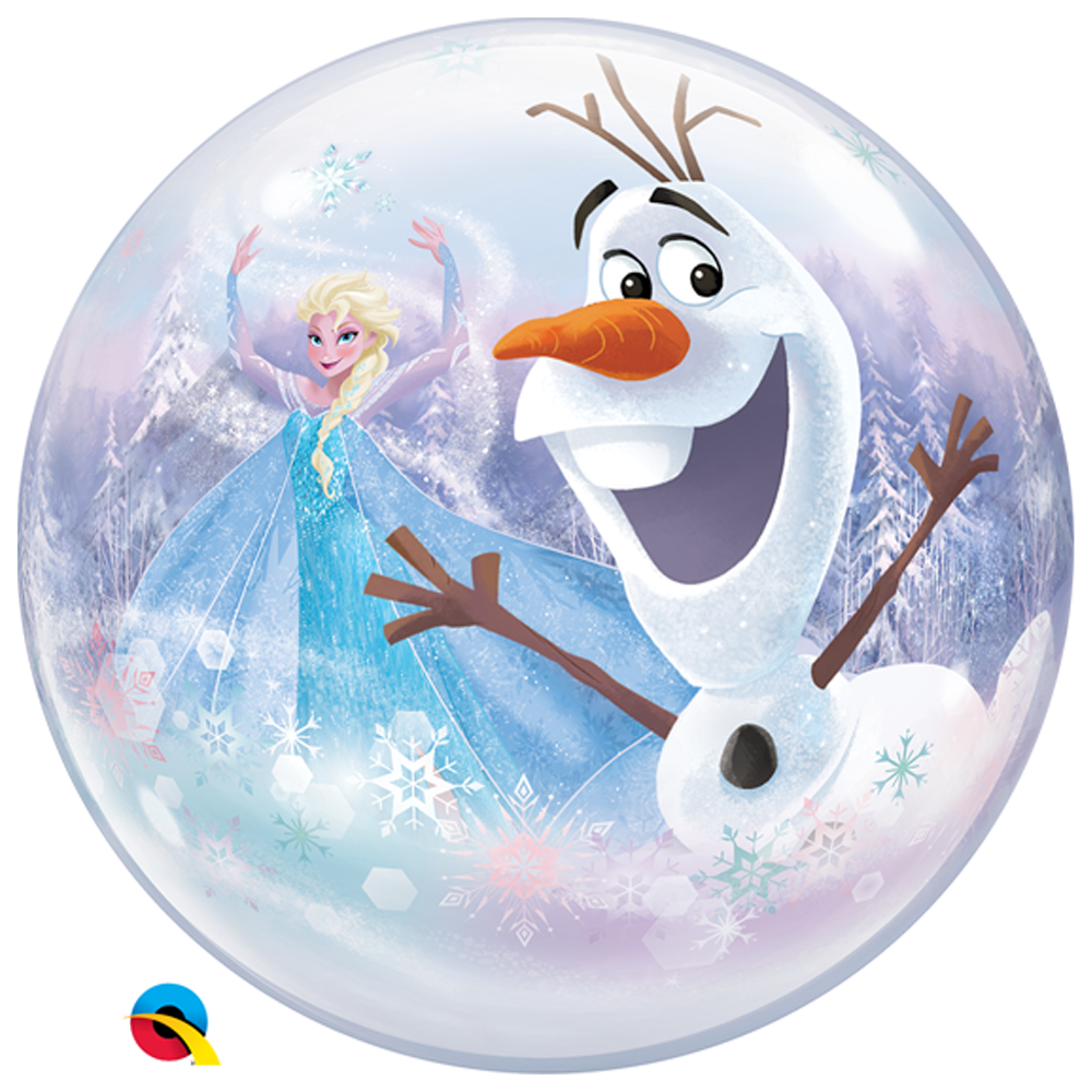 Frozen Characters Bubble Balloon - 22" Bubble