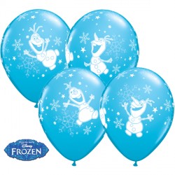 Robin's Egg Blue Olaf Dancing Balloon - 11" Latex (25ct)
