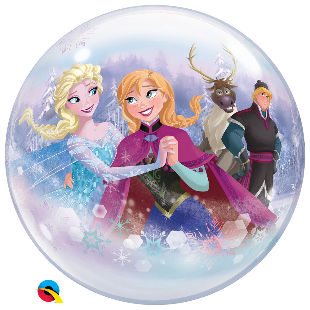 Frozen Characters Bubble Balloon - 22" Bubble
