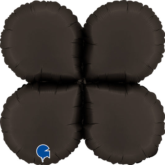 Satin Fumé Black Base Drops Medium - 19" - Air Fill Only