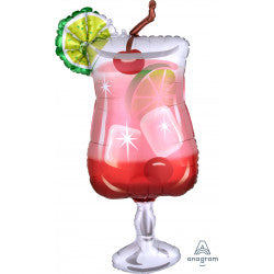 Gin Fizz Drink Supershape Balloon - (18" x 37") Foil