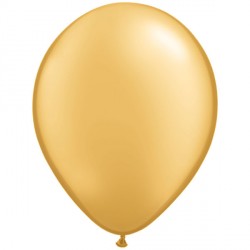 Gold Metallic Balloons - 5" Latex (100ct)