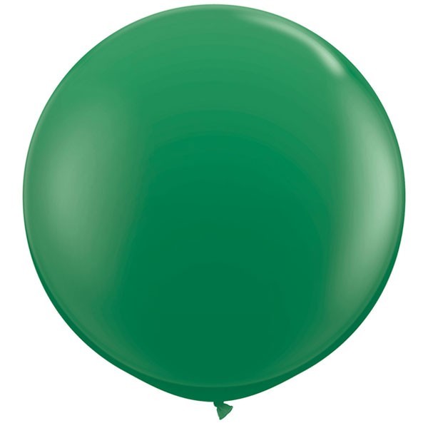 Green Round Balloons - 36" Latex (2ct)