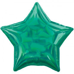 Green Iridescent Star Standard Holographic - Foil
