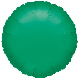 Green Metallic Round Balloon - 18" Foil