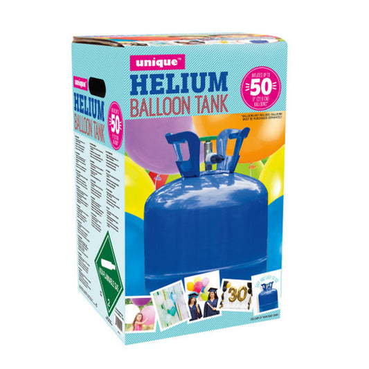 Disposable Helium Large High Pressure - Inflates 50 X 9" balloons
