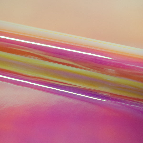 Hot Pink Sunset Holo-Opal Vinyl - (30.5cm x 1m)