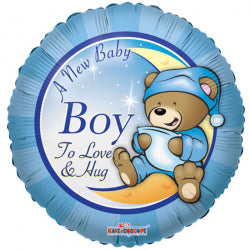 A New Baby Boy Balloon - 18" Foil