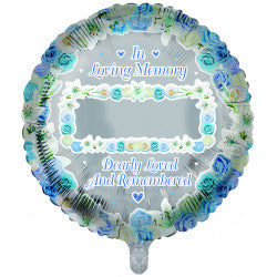 In Loving Memory Blank Remembrance Balloon - 18" Foil (2 Colours)