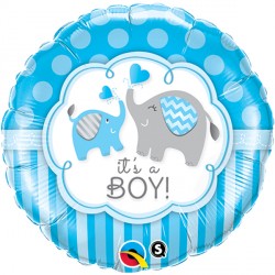 It's a Boy! Elephants Balloon - 18" Foil