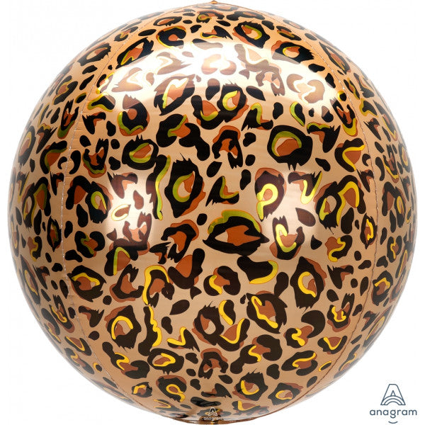 Leopard Print Orbz Balloon - (15" x 16")