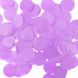 Lilac Round Paper Confetti - 25mm (100g)