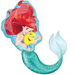 Little Mermaid Supershape XL Balloon - (28"x 34") Foil