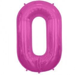 Magenta Letter 'O' Balloon - 34" Foil