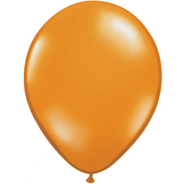 Mandarin Orange Jewel Balloons - 11" Latex (100ct) EOL