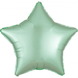 Mint Green Satin Luxe Star Balloon - 18″ Foil