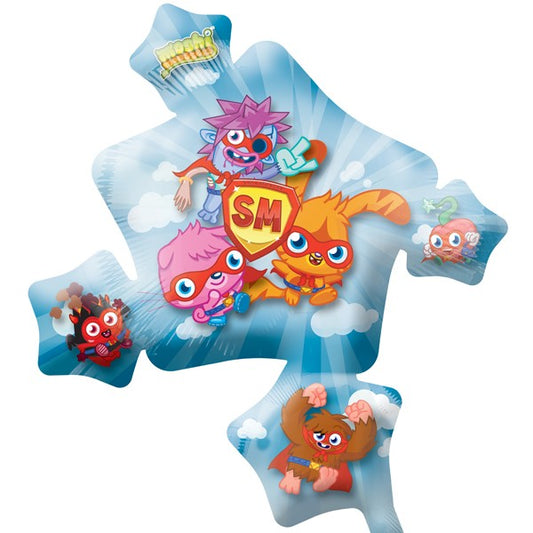 Moshi Monsters Group Supershape Balloon - Foil