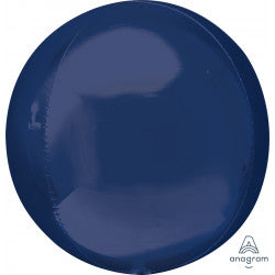 Dark Royal Blue Orbz Balloon - (15" x 16") (3ct)
