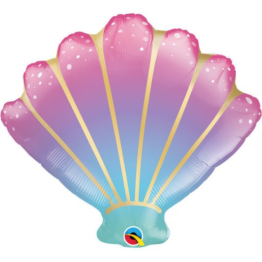 Sea Shell Ombre Shape Balloon - Foil 21"
