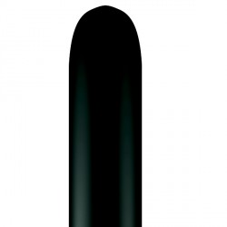 Onyx Black Fashion Modelling Balloons - 350Q Latex (100ct)