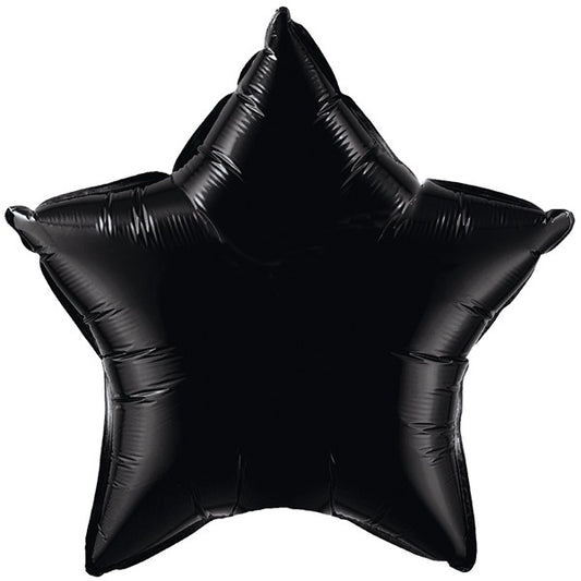 Onyx Black Star Balloon - 20" Foil