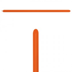 Fashion Solid 061 Orange Modelling Balloons - 160S Latex (100ct)