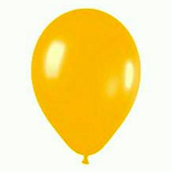 Metallic 520 Yellow Balloons - 5" Latex (100ct)