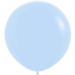 Pastel 640 Matte Blue Balloons - 24" Latex (3ct)